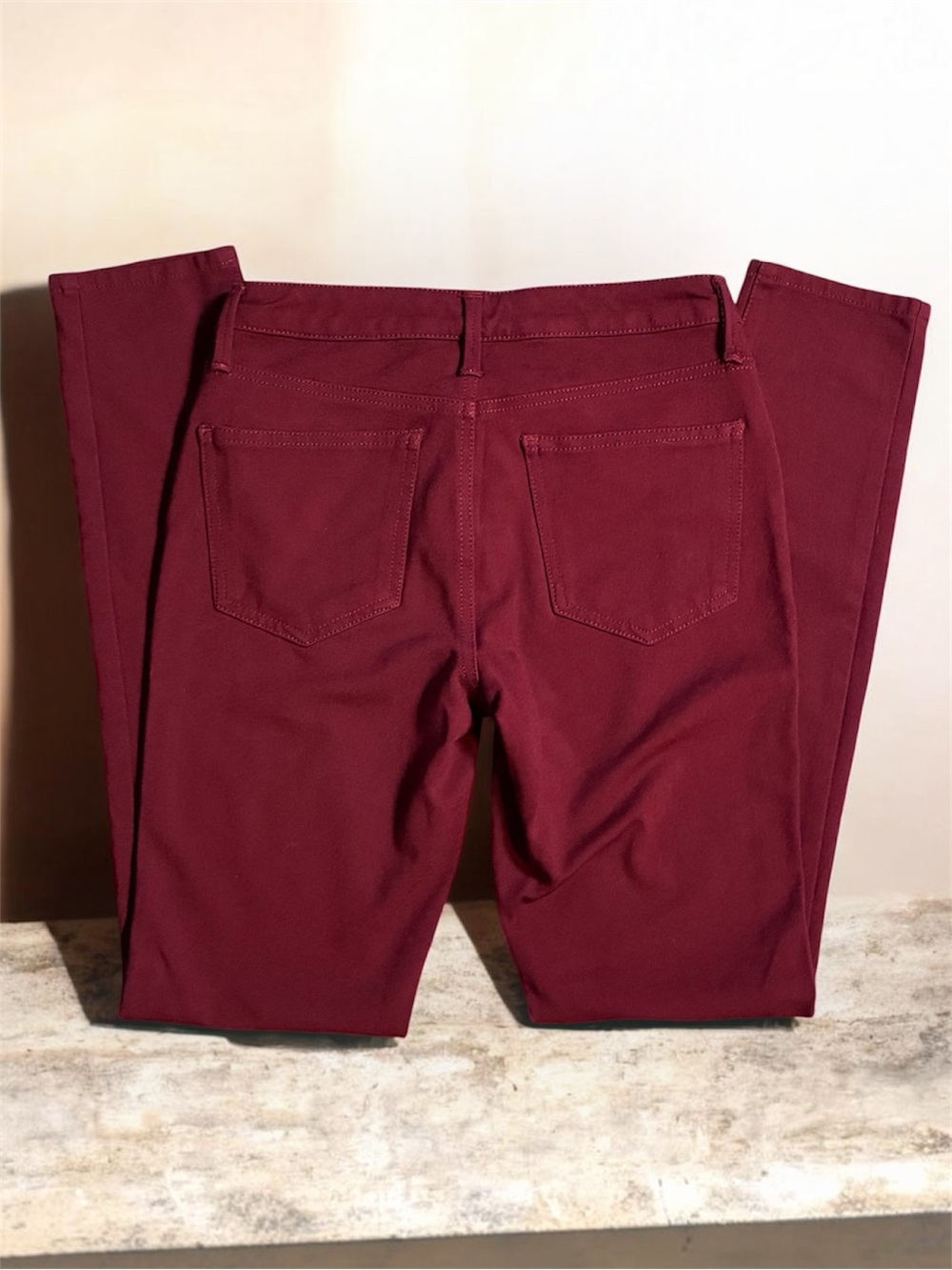 Nine West Wine-Ruby Skinny Cigarette Pants